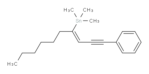 (Z)-trimethyl(1-phenyldec-3-en-1-yn-4-yl)stannane