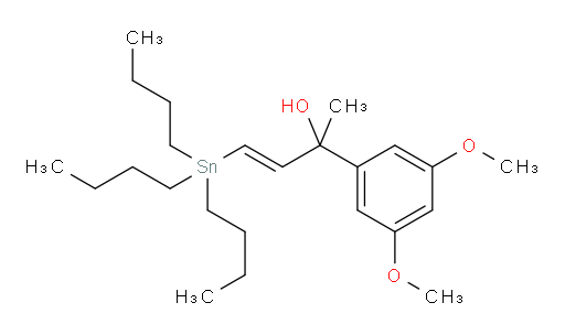 (E)-2-(3,5-dimethoxyphenyl)-4-(tributylstannyl)but-3-en-2-ol