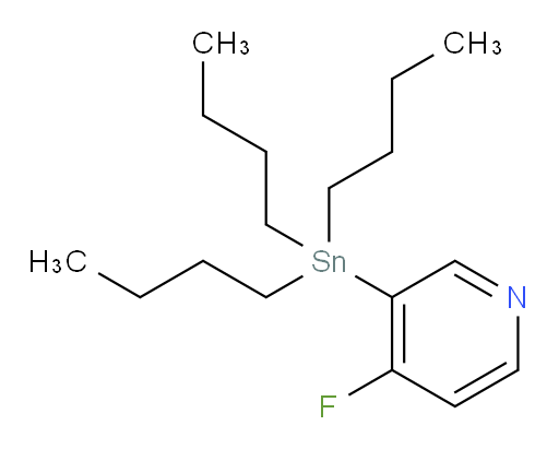 4-fluoro-3-(tributylstannyl)pyridine