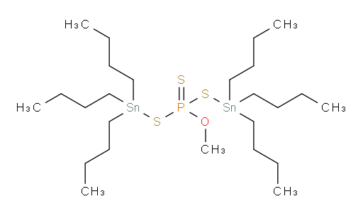 O-methyl S,S-bis(tributylstannyl) phosphorotrithioate