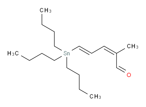 (2Z,4E)-2-甲基-5-(三丁基锡基)戊-2,4-二烯醛