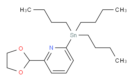 2-(1,3-dioxolan-2-yl)-6-(tributylstannyl)pyridine