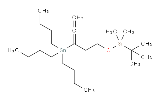 tert-butyldimethyl((3-(tributylstannyl)penta-3,4-dien-1-yl)oxy)silane