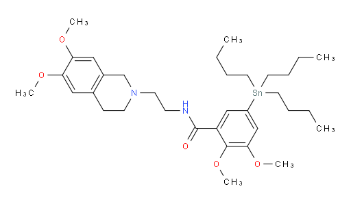 N-(2-(6,7-dimethoxy-3,4-dihydroisoquinolin-2(1H)-yl)ethyl)-2,3-dimethoxy-5-(tributylstannyl)benzamide