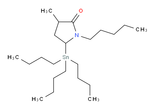 3-甲基-1-戊基-5-(三丁基锡基)吡咯烷-2-酮