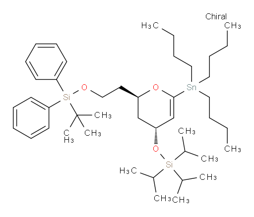 tert-butyldiphenyl(2-((2R,4R)-6-(tributylstannyl)-4-((triisopropylsilyl)oxy)-3,4-dihydro-2H-pyran-2-yl)ethoxy)silane