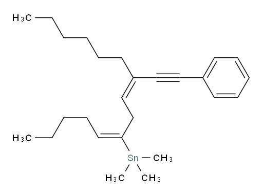 三甲基((5E,8Z)-9-(苯基乙炔基)十五-5,8-二烯-6-基)锡烷