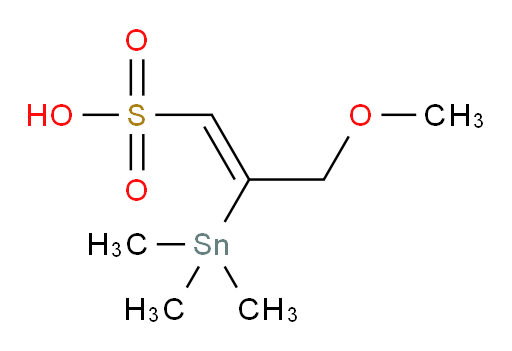 (Z)-3-甲氧基-2-(三甲基锡基)丙-1-烯-1-磺酸