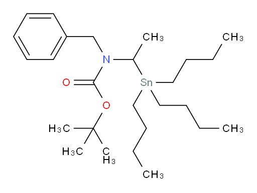 tert-butyl benzyl(1-(tributylstannyl)ethyl)carbamate