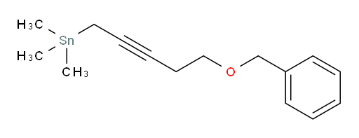 (5-(benzyloxy)pent-2-yn-1-yl)trimethylstannane