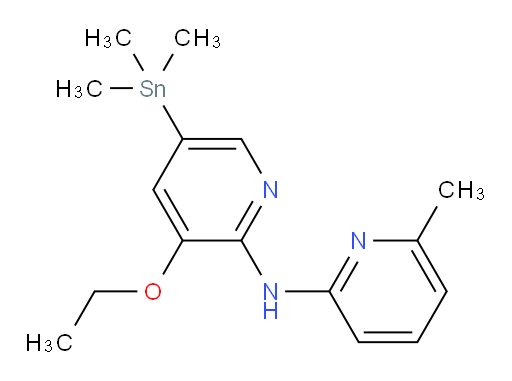 3-ethoxy-N-(6-methylpyridin-2-yl)-5-(trimethylstannyl)pyridin-2-amine