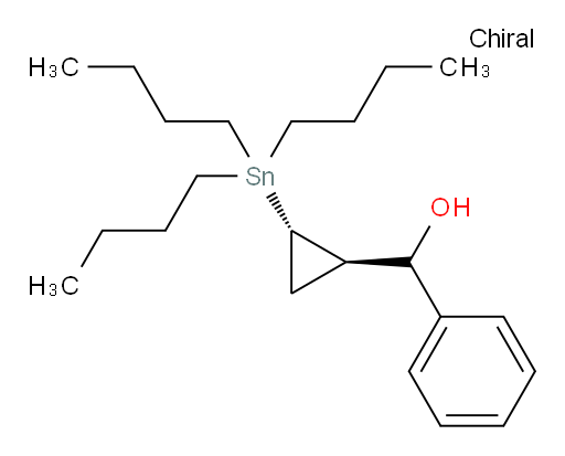 phenyl((1R,2S)-2-(tributylstannyl)cyclopropyl)methanol