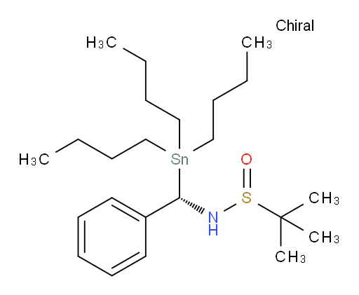(R)-2-methyl-N-((S)-phenyl(tributylstannyl)methyl)propane-2-sulfinamide