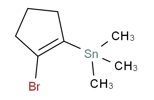 (2-bromocyclopent-1-en-1-yl)trimethylstannane