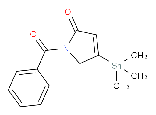 1-benzoyl-4-(trimethylstannyl)-1H-pyrrol-2(5H)-one