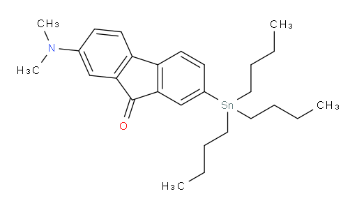 2-(dimethylamino)-7-(tributylstannyl)-9H-fluoren-9-one