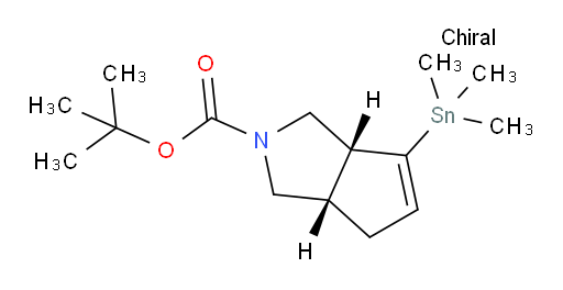 (3aR,6aS)-叔丁基 4-(三甲基锡基)-3,3a,6,6a-四氢环戊烷并[c]吡咯-2(1H)-甲酸酯