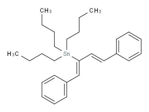 三丁基((1Z,3E)-1,4-二苯基丁-1,3-二烯-2-基)锡烷