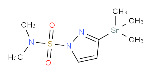 N,N-二甲基-3-(三甲基锡基)-1H-吡唑-1-磺酰胺
