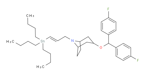 (E)-3-(双(4-氟苯基)甲氧基)-8-(3-(三丁基锡基)烯丙基)-8-氮杂双环[3.2.1]辛烷