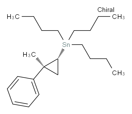 三丁基((1R,2S)-2-甲基-2-苯基环丙基)锡烷