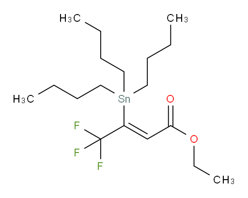 (Z)-乙基 4,4,4-三氟-3-(三丁基锡基)丁-2-烯酸酯