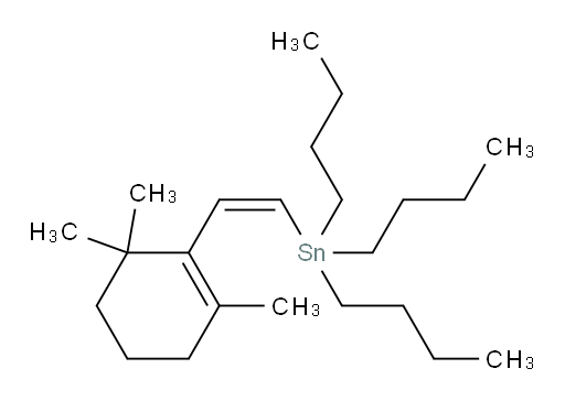 (Z)-三丁基(2-(2,6,6-三甲基环己-1-烯-1-基)乙烯基)锡烷