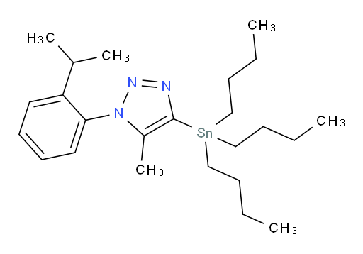 1-(2-isopropylphenyl)-5-methyl-4-(tributylstannyl)-1H-1,2,3-triazole