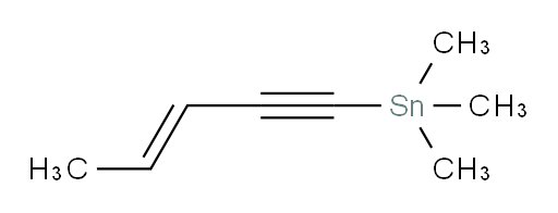 (E)-trimethyl(pent-3-en-1-yn-1-yl)stannane