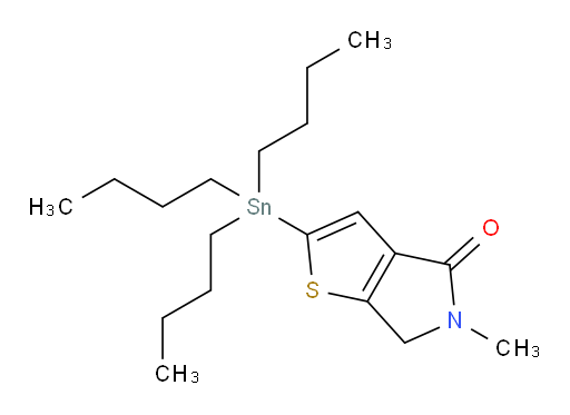 5-methyl-2-(tributylstannyl)-5,6-dihydro-4H-thieno[2,3-c]pyrrol-4-one