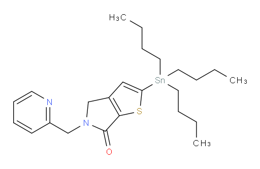 5-(pyridin-2-ylmethyl)-2-(tributylstannyl)-4H-thieno[2,3-c]pyrrol-6(5H)-one