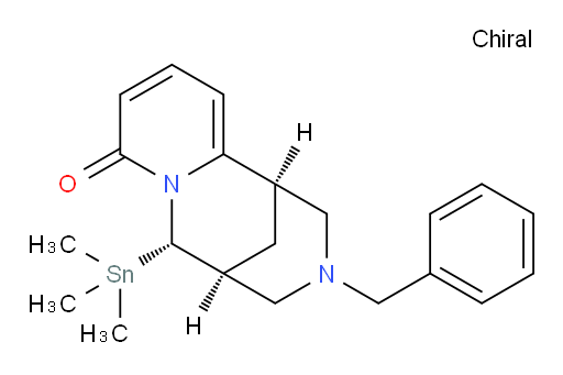 (1R,5S,6S)-3-benzyl-6-(trimethylstannyl)-3,4,5,6-tetrahydro-1H-1,5-methanopyrido[1,2-a][1,5]diazocin-8(2H)-one