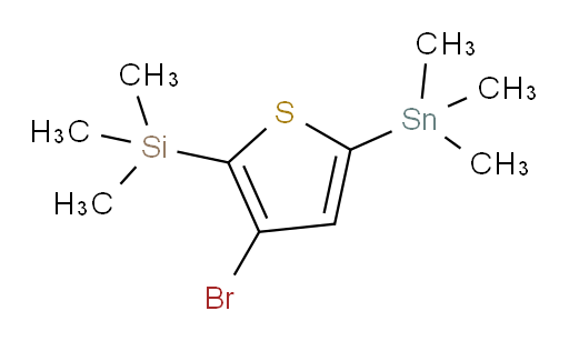 (3-溴-5-(三甲基锡基)噻吩-2-基)三甲基硅烷