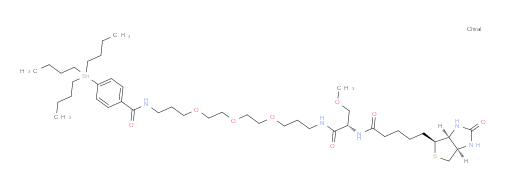 N-((S)-16-(methoxymethyl)-15,18-dioxo-22-((3aS,4S,6aR)-2-oxohexahydro-1H-thieno[3,4-d]imidazol-4-yl)-4,7,10-trioxa-14,17-diazadocosyl)-4-(tributylstannyl)benzamide