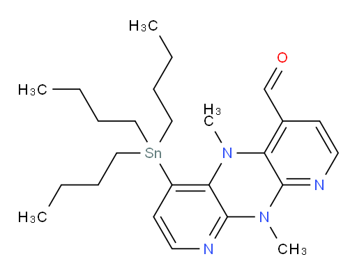 5,10-dimethyl-6-(tributylstannyl)-5,10-dihydrodipyrido[2,3-b:3',2'-e]pyrazine-4-carbaldehyde