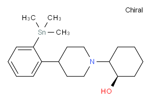 (1R)-2-(4-(2-(trimethylstannyl)phenyl)piperidin-1-yl)cyclohexanol