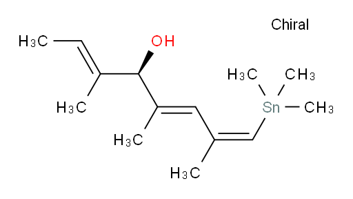 (R,2E,5E,7Z)-3,5,7-trimethyl-8-(trimethylstannyl)octa-2,5,7-trien-4-ol