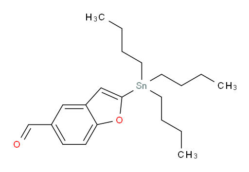 2-(tributylstannyl)benzofuran-5-carbaldehyde