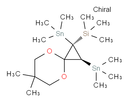 ((1R,2S)-6,6-dimethyl-1,2-bis(trimethylstannyl)-4,8-dioxaspiro[2.5]octan-1-yl)trimethylsilane