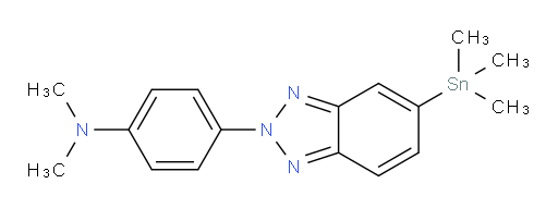 N,N-dimethyl-4-(5-(trimethylstannyl)-2H-benzo[d][1,2,3]triazol-2-yl)aniline