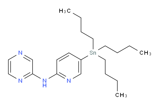 N-(5-(tributylstannyl)pyridin-2-yl)pyrazin-2-amine