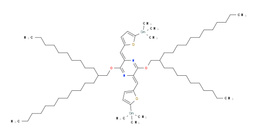 (2Z,5Z)-3,6-bis((2-decyltetradecyl)oxy)-2,5-bis((5-(trimethylstannyl)thiophen-2-yl)methylene)-2,5-dihydropyrazine