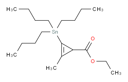 ethyl 2-methyl-3-(tributylstannyl)cycloprop-2-enecarboxylate