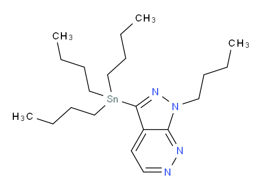 1-butyl-3-(tributylstannyl)-1H-pyrazolo[3,4-c]pyridazine