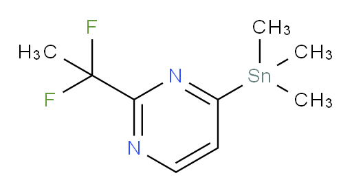 2-(1,1-difluoroethyl)-4-(trimethylstannyl)pyrimidine