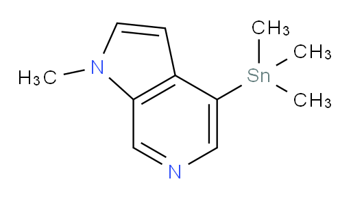 1-methyl-4-(trimethylstannyl)-1H-pyrrolo[2,3-c]pyridine