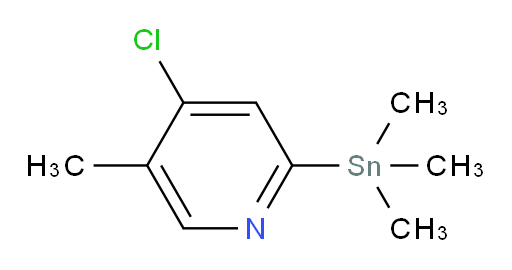 4-chloro-5-methyl-2-(trimethylstannyl)pyridine