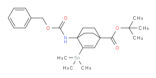 tert-butyl 4-(((benzyloxy)carbonyl)amino)-3-(trimethylstannyl)bicyclo[2.2.2]oct-2-ene-1-carboxylate
