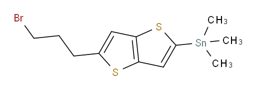 (5-(3-bromopropyl)thieno[3,2-b]thiophen-2-yl)trimethylstannane