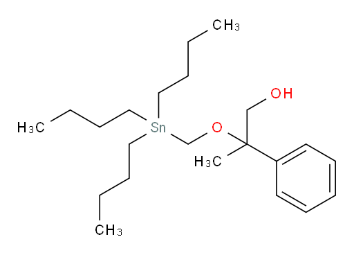 2-phenyl-2-((tributylstannyl)methoxy)propan-1-ol